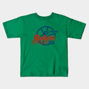 Classic Baltimore Bullets Basketball Kids T-Shirt